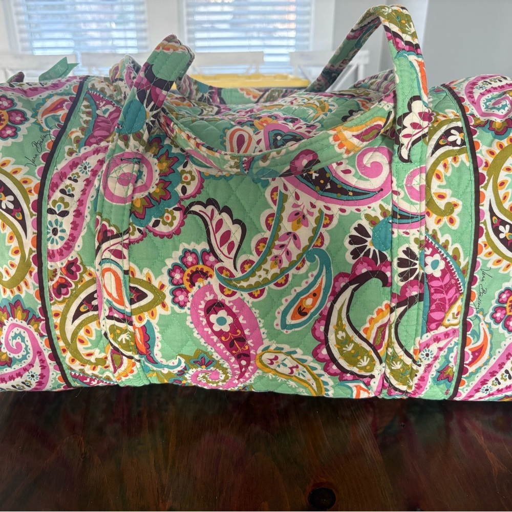 Vera Bradley Colorful Paisley Travel Bag